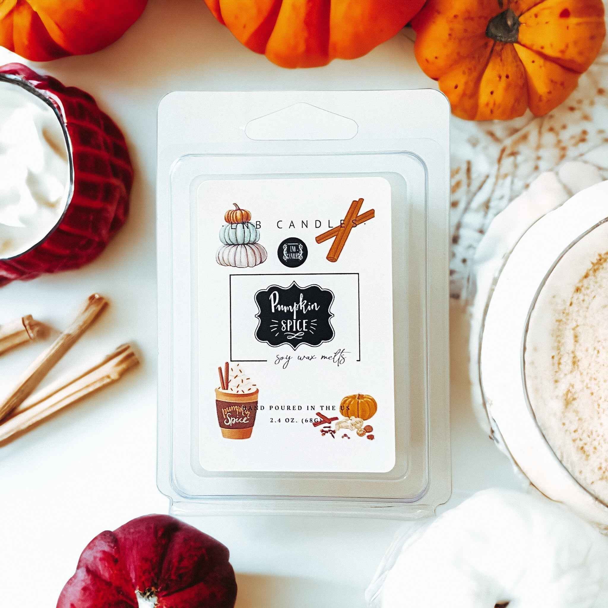 Pumpkin Spice Wax Melts Soy 3 PACK